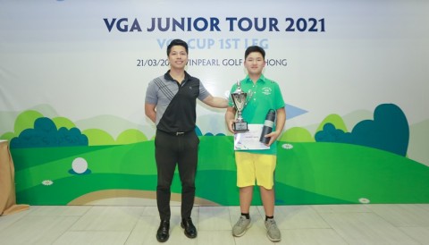 Nguyễn Anh Minh vô địch vòng 1 VGA Junior Golf Tour 2021