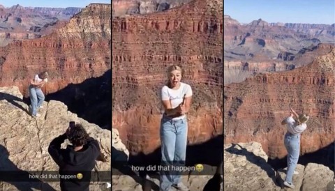 Tiktoker nổi tiếng bị phạt vì phát bóng xuống Grand Canyon
