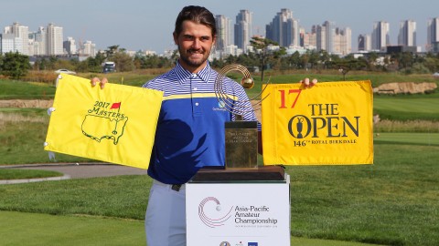 Golfer nghiệp dư hạng 2 thế giới vô địch AAC giành suất tham dự Masters, US Open và The Open 2017