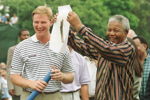 Ernie Els tưởng niệm cựu tổng thống Nelson Mandela tại Sun City