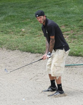 Beckham và niềm đam mê Golf