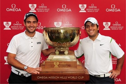 Các cặp anh em chuẩn bị cho OMEGA Mission Hills World Cup