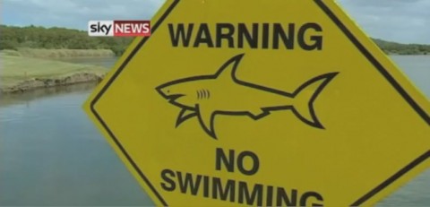 Hồ cá mập ở sân golf Australia