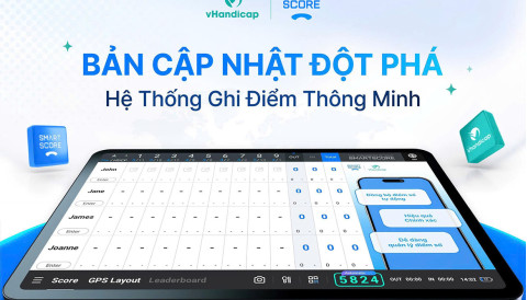 SMARTSCORE kết nối Vhandicap: Tự động hóa quy trình ghi nhận điểm số cho golfer Việt Nam