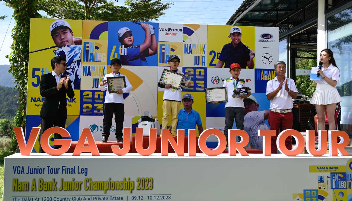 Trao giải bảng U9 - VGA Junior Tour Final Leg 2023